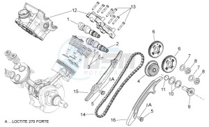 Shiver 750 drawing Rear cylinder timing system