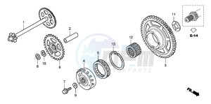 CBF1000 drawing STARTING CLUTCH