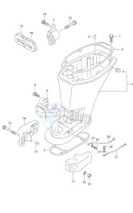 DF 9.9 drawing Driveshaft Housing