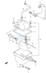 DT 140 drawing Fuel Vapor Separator (DT140EFI