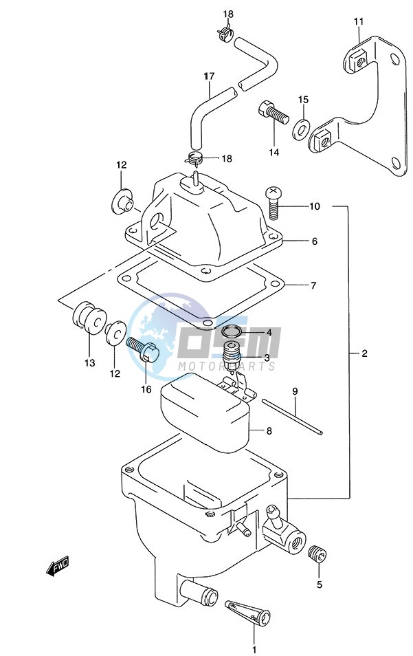 Fuel Vapor Separator (DT140EFI