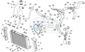 NA 850 Mana drawing Cooling system