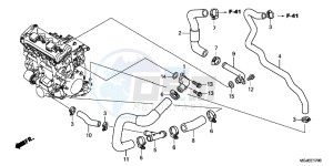 CBF1000FAC drawing WATER PIPE