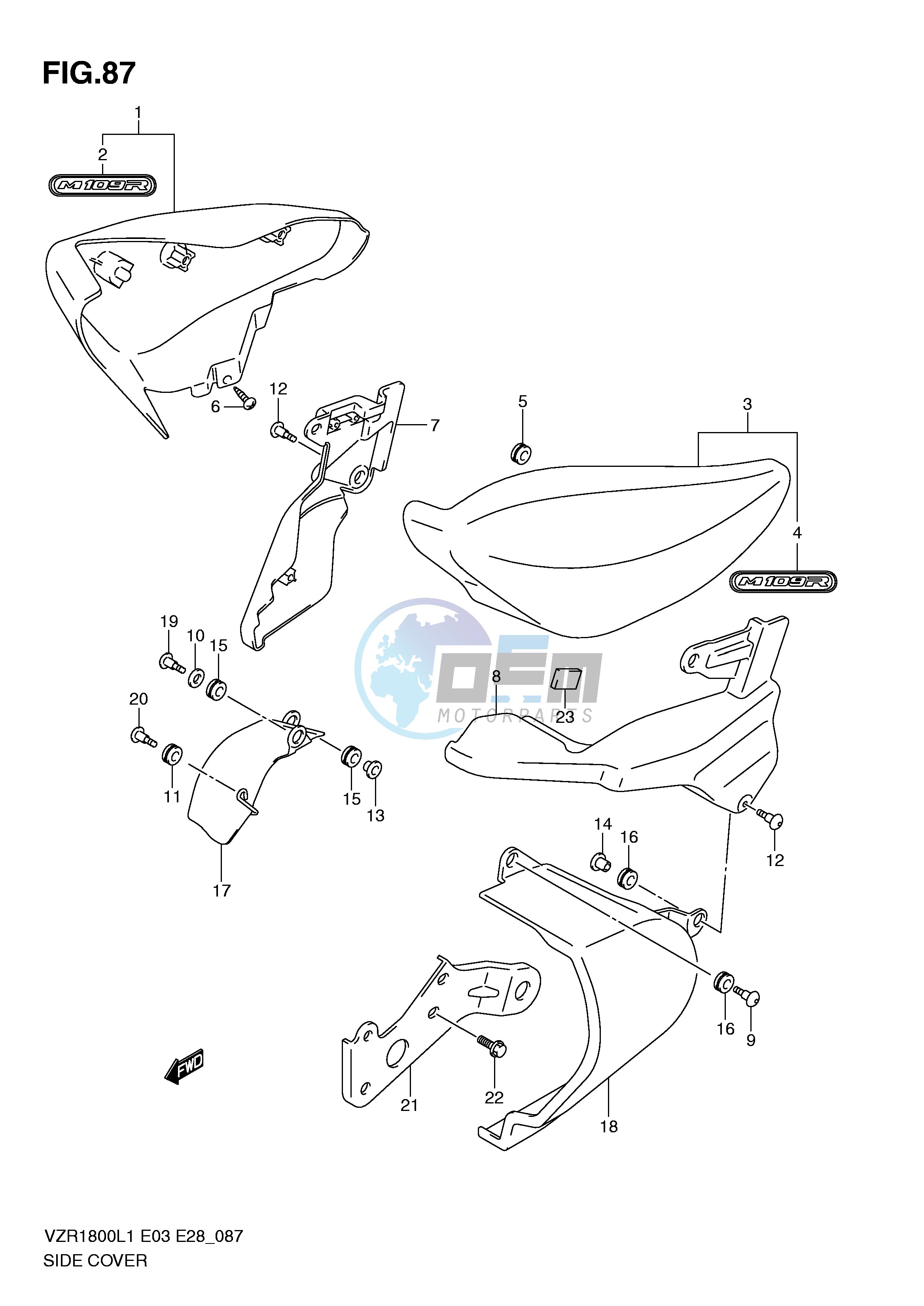 SIDE COVER (VZR1800L1 E28)