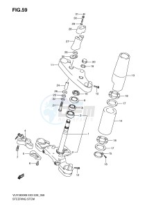 VLR1800 (E3-E28) drawing STEERING STEM