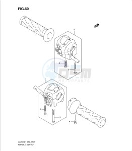 AN400Z drawing HANDLE SWITCH (AN400L1 E19)