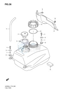 UH200 ABS BURGMAN EU drawing FUEL TANK