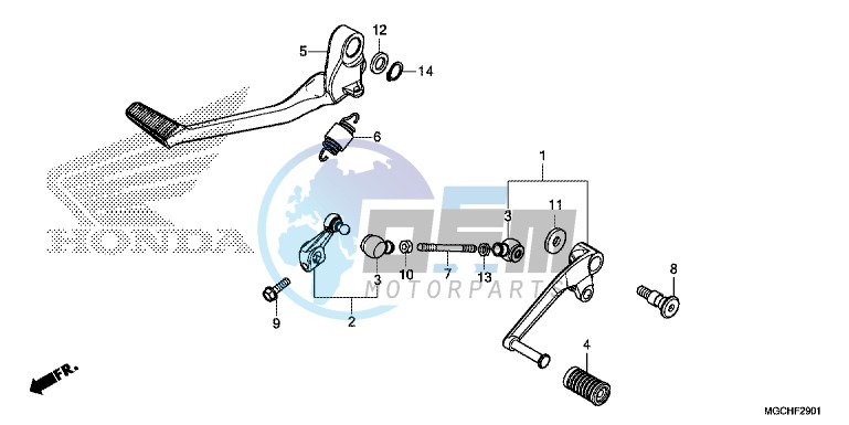 PEDAL (CB1100CA/ CAD/ NA/ NAD)