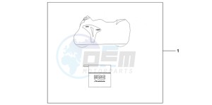 CBR1000RRB drawing INDOOR BODY COVER HRC