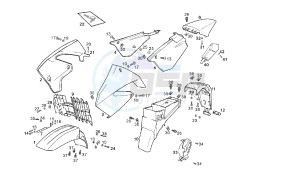 SENDA SM BAJA - 125 CC EU2 & EU3 drawing BODY