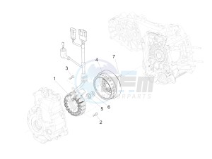 GTS 300 ie ABS (APAC) drawing Flywheel magneto