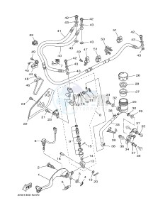 XT1200ZE SUPER TENERE ABS (BP91) drawing REAR MASTER CYLINDER