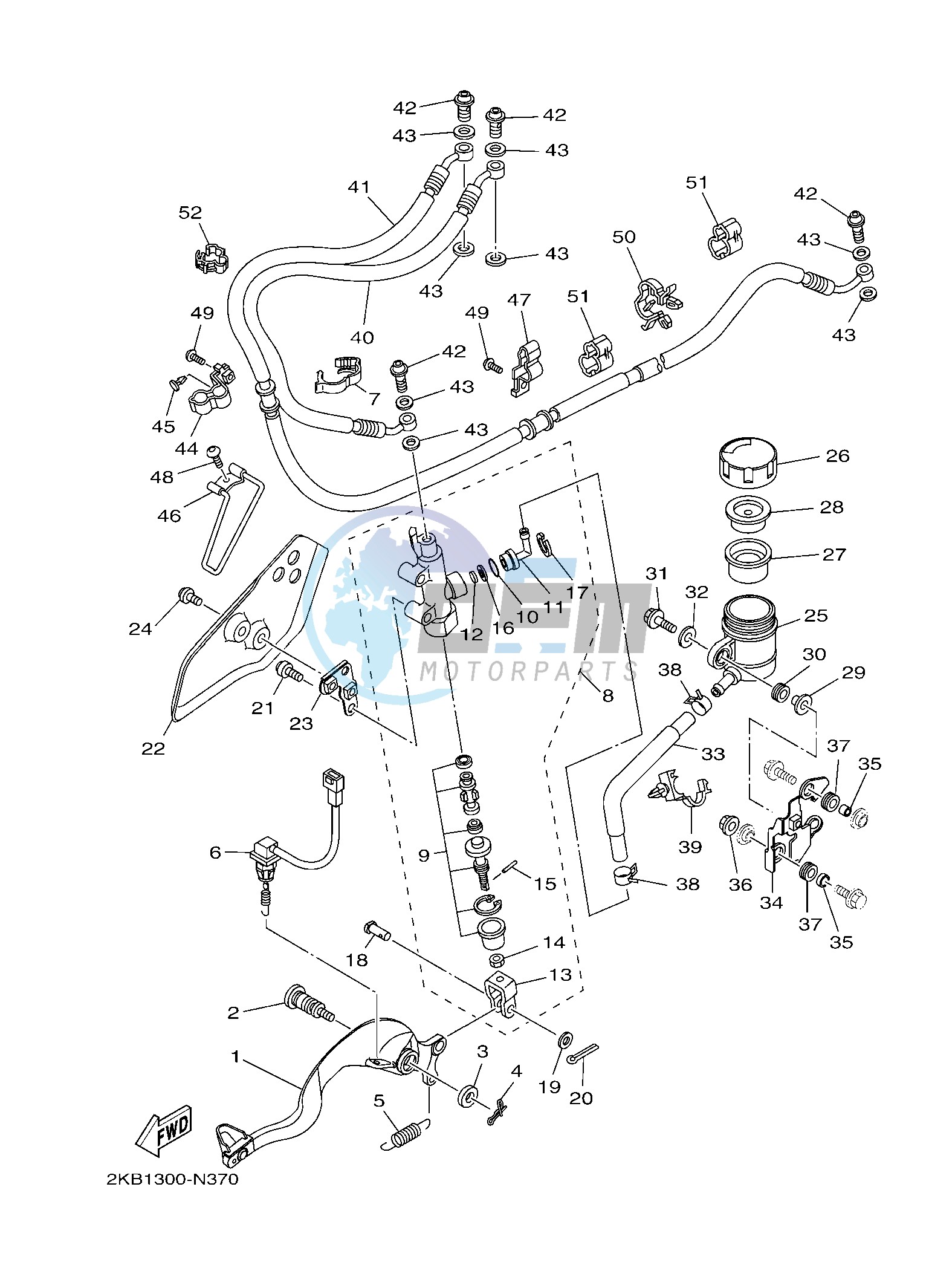 REAR MASTER CYLINDER