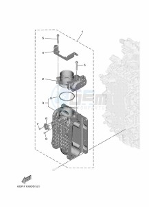 XF375NSA drawing THROTTLE-BODY