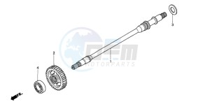 TRX650FA drawing FINAL SHAFT