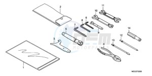 VT750CA9 Korea - (KO / ST) drawing TOOLS