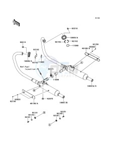 W800 EJ800ADF GB XX (EU ME A(FRICA) drawing Muffler(s)