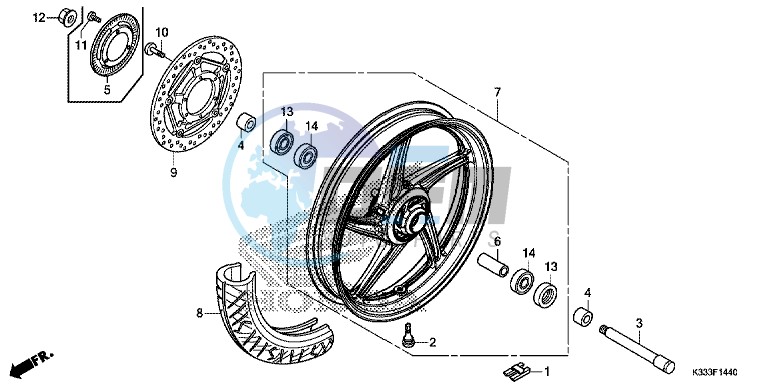 FRONT WHEEL