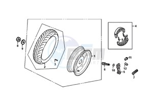 ORBIT III 125 (L8) EU EURO4 drawing REAR WHEEL