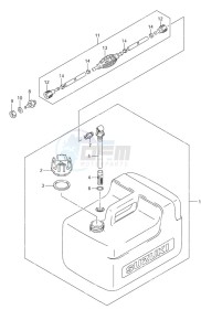 DF 9.9 drawing Fuel Tank