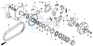 NHX110WH drawing DRIVEN FACE