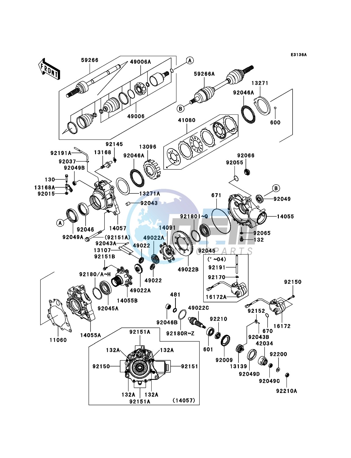 Drive Shaft-Front