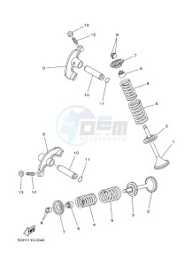 YFM450FWAD YFM45FGPB GRIZZLY 450 EPS (1CTC 1CTD 1CTE) drawing VALVE