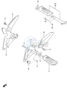 GS500 (P19) drawing FOOTREST