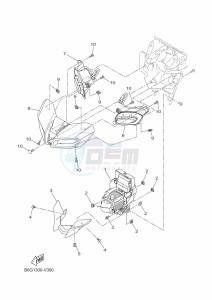 MT-125 MTN125-A (B6G1) drawing HEADLIGHT