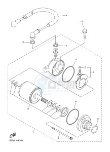 WR250R (32DR) drawing STARTING MOTOR