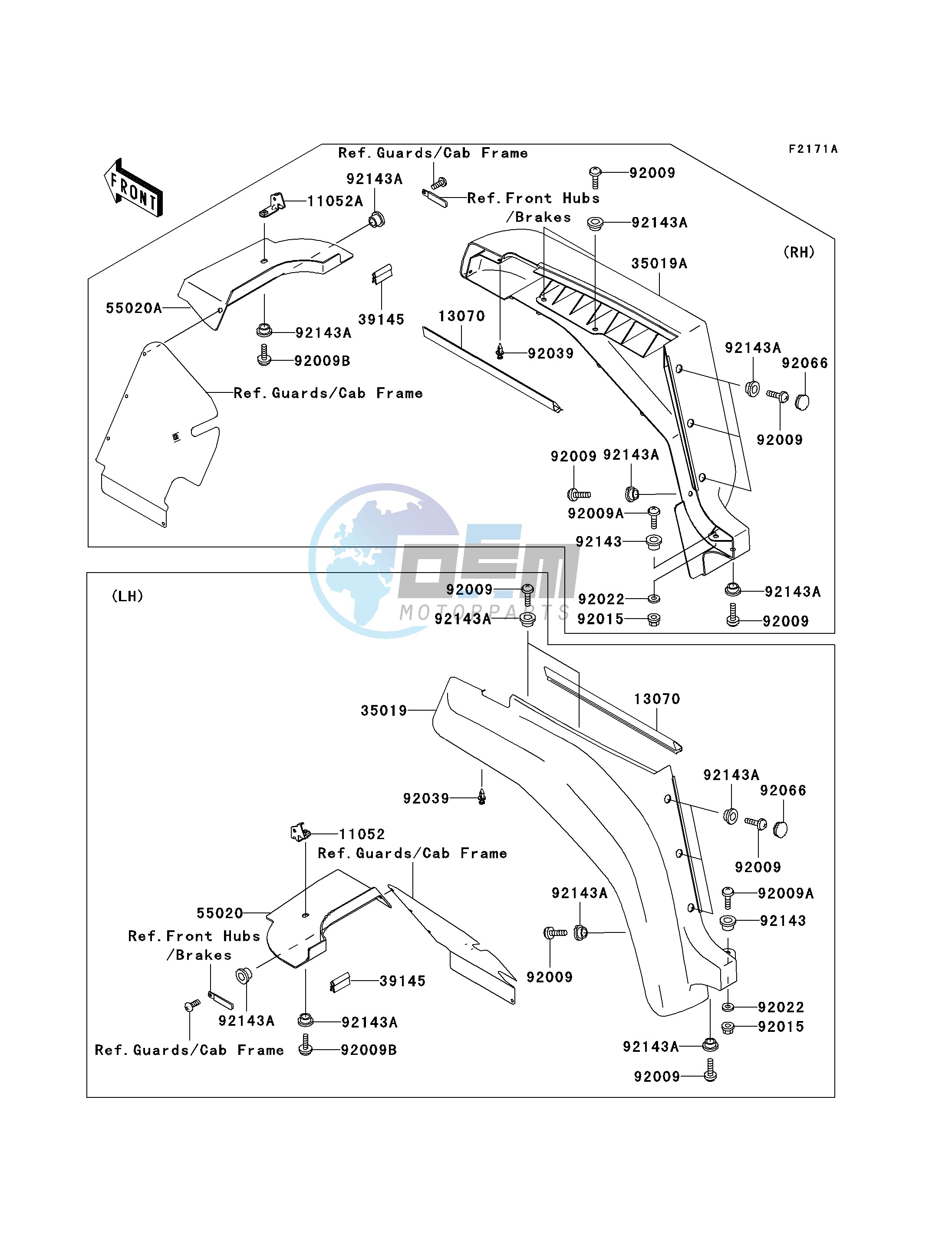 FRONT FENDER-- S- --- KAF620-G2- -