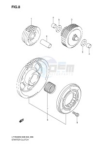 LT-R450 (E28-E33) drawing STARTER CLUTCH