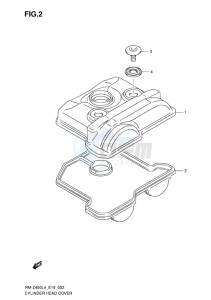 RM-Z450 EU drawing CYLINDER HEAD COVER