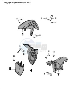 FIGHT 4 50 2T drawing MUDGUARD