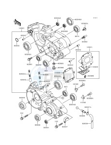 KX 125 J [KX125] (J2) [KX125] drawing CRANKCASE