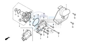 NTV650 drawing WATER PUMP