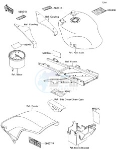 ZX 750 H [NINJA ZX-7] (H1) [NINJA ZX-7] drawing LABELS