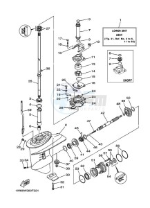 F20AET-NV drawing LOWER-CASING-x-DRIVE-1