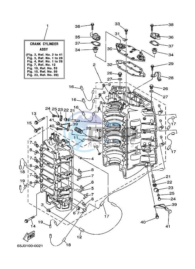 CYLINDER--CRANKCASE