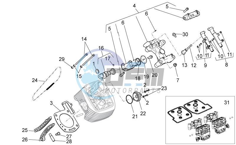 LH cylinder timing system I