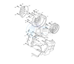 YW BW'S 125 drawing COOLING HOOD