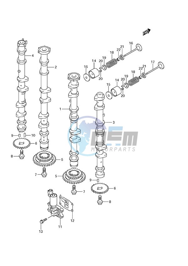 Camshaft (DF 250S)