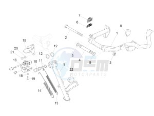 GTS 300 SUPER HPE 4T 4V IE ABS E4 (NAFTA) drawing Stand/s