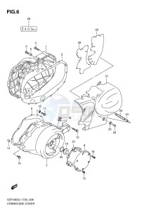 VZR1800 (E50) INTRUDER drawing CRANKCASE COVER