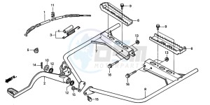 TRX450FM drawing STEP (TRX450FE)