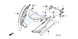 CB600FAA France - (F / ABS CMF) drawing COWL