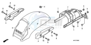 VT750C2F9 Australia - (U / KMH MME) drawing REAR FENDER