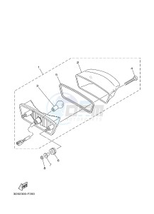 YBR125EGS (43BB) drawing TAILLIGHT