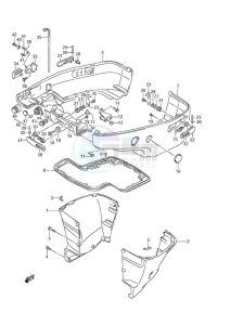 DF 200 drawing Side Cover (DF200TL 2008 & Newer)