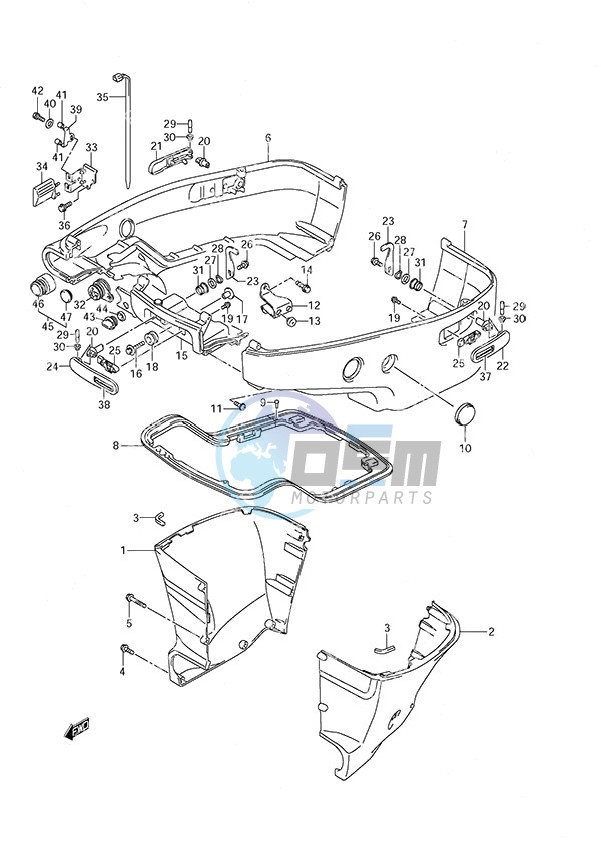 Side Cover (DF200TL 2008 & Newer)